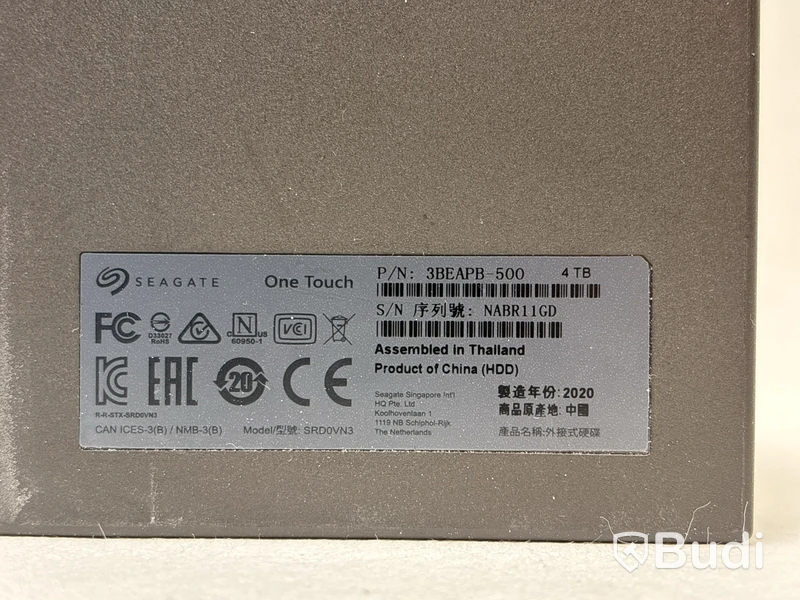 2 st. externa hårddiskar Seagate One Touch á 4TB
