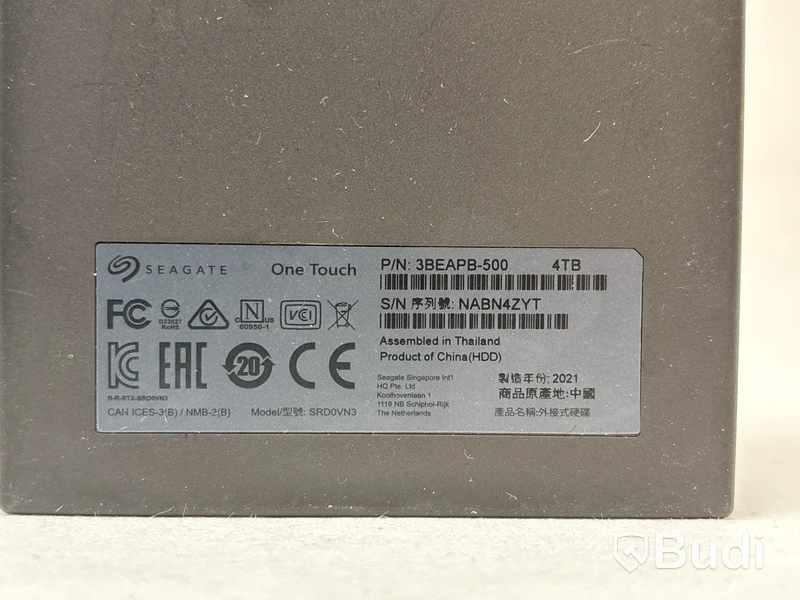 Extern hårddisk Seagate One Touch 4TB