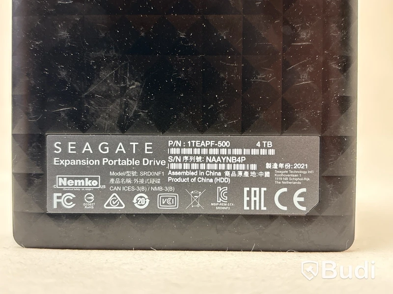 Extern hårddisk Seagate Expansion Portable Driver 4TB