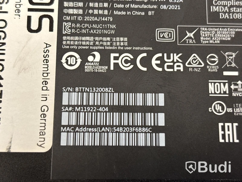 Stationär dator Intel NUC