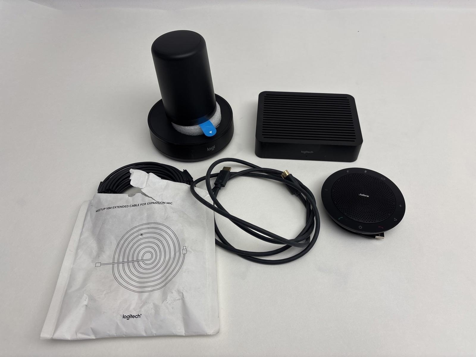 Diverse konferensutrustning, olika märken