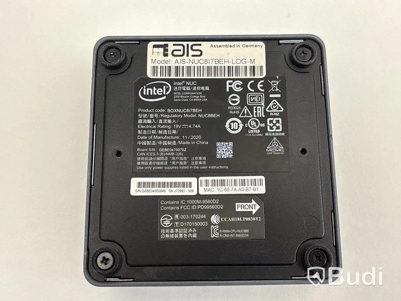Stationär dator Intel NUC
