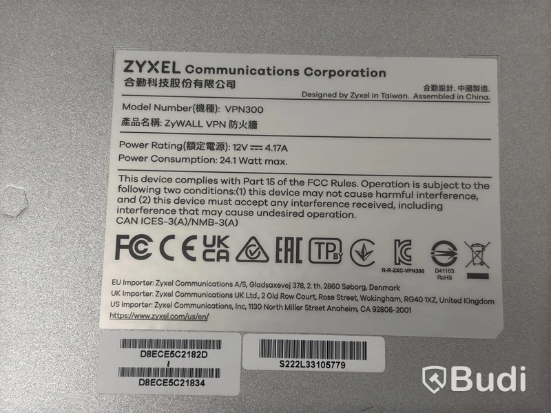 VPN/Brandvägg Zyxel VPN300
