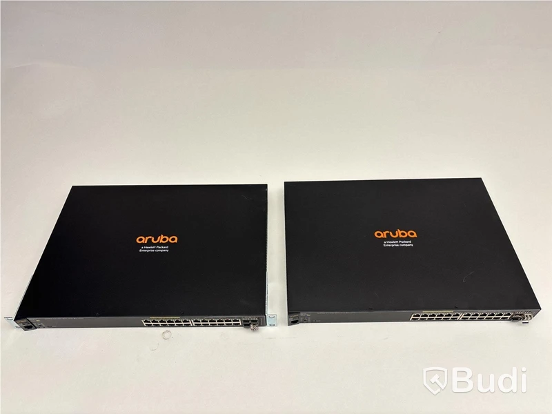 2 st. Nätverksswitch Aruba, 2530 24G poE+ switch j9773a