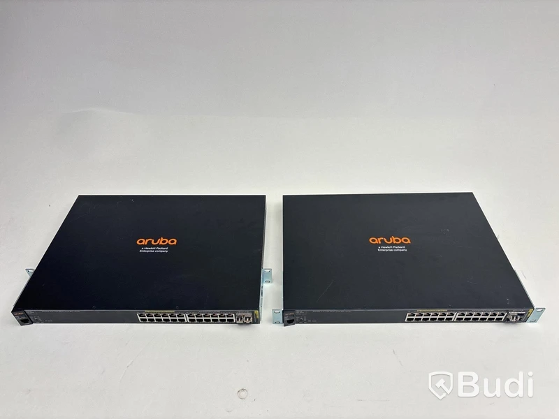 2 st. Nätverksswitch Aruba, 2530 24g poe+ switch j9773a