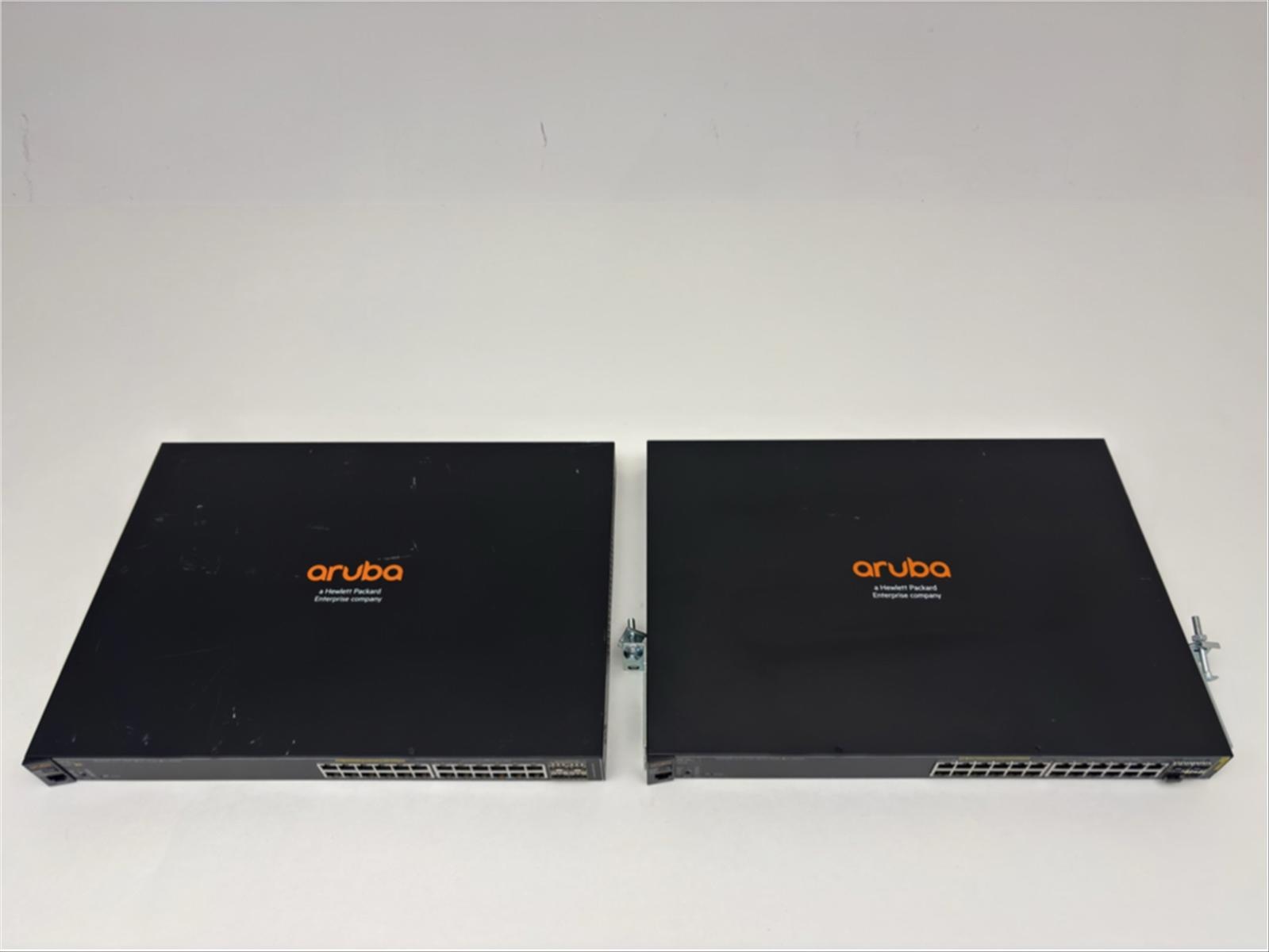 2 pcs. Aruba J9773A 24-port switches
