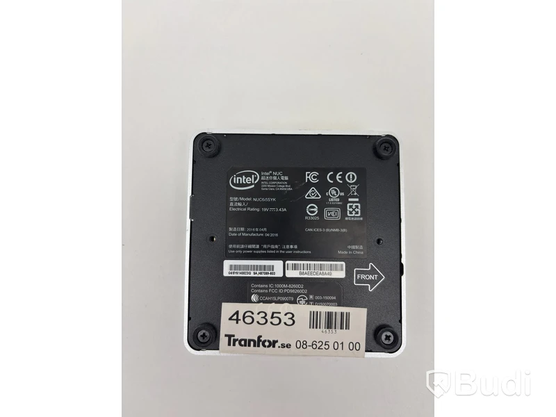 Stationär dator Intel NUC
