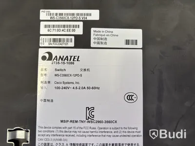 Switch Cisco Catalyst 3560-CX 12-port PoE