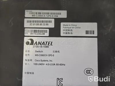 Switch Cisco Catalyst 3560-CX 12-port PoE