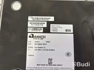 Cisco Catalyst 3560-CX 12-port PoE Switch