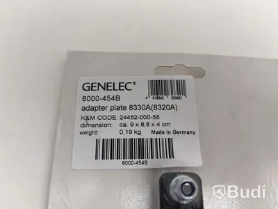 Parti med adaptrar/fästen för högtalarstativ, Genelec