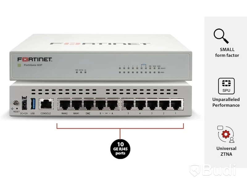 (NEW) Fortinet FortiGate 60F Firewall