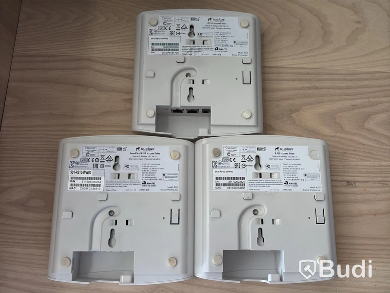 3 pcs. Ruckus R510 Access Points