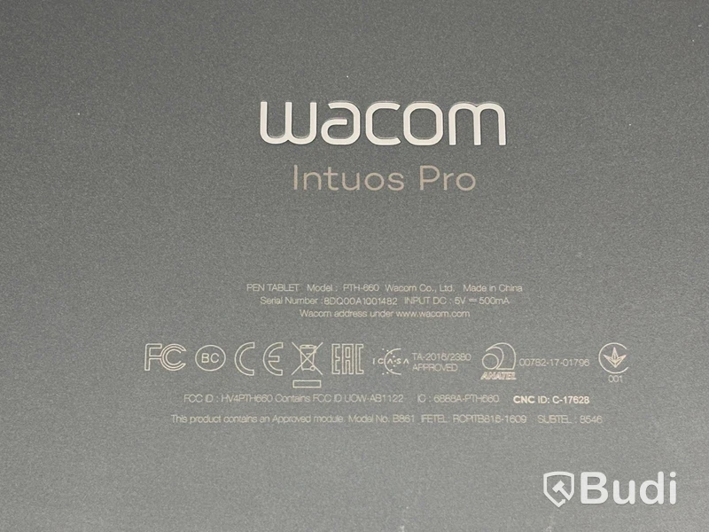 Ritplatta Wacom, PTH-660