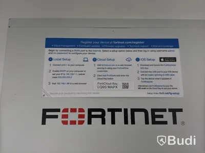Brandvägg för nätverk Fortinet, FortiGate 60F (FG-60F)