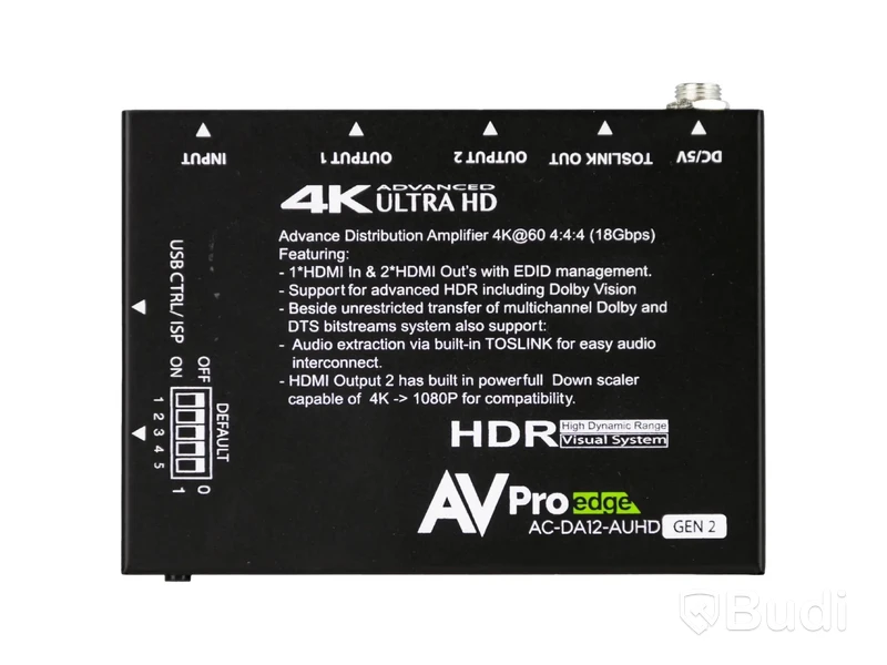 (NEW) HDMI splitter with 4K support, AVPro Edge, AC-DA12-AUHD-GEN2
