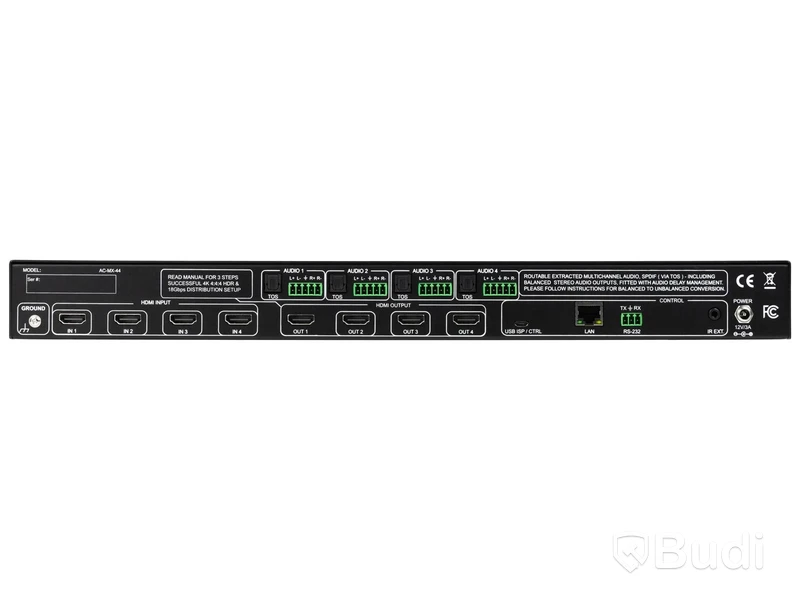 Switch AVPro 4x4 Matrix Switch AC-MX44-AUHD