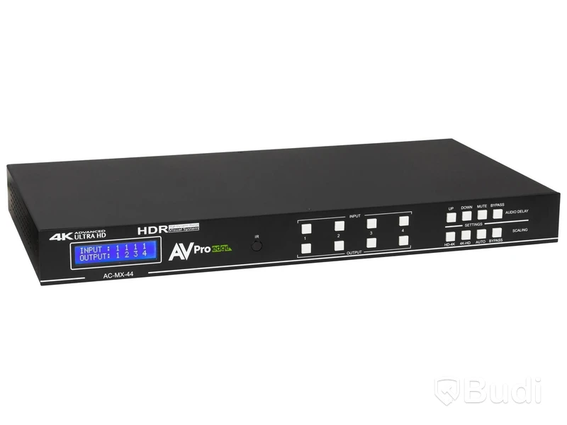 Switch AVPro 4x4 Matrix Switch AC-MX44-AUHD