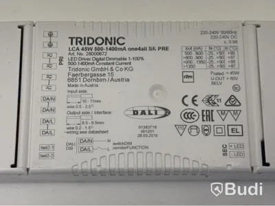 27 pcs. Tridonic smart transformers, LCA 45W one4all SR PRE