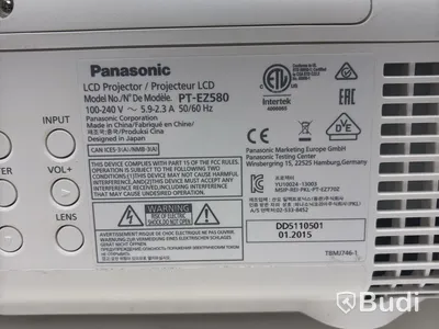 Panasonic projector, PT-EZ580