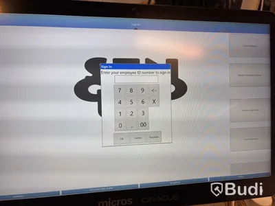 Kassasystem Oracle Micros inkl. kortläsare Verifone, P400 Plus