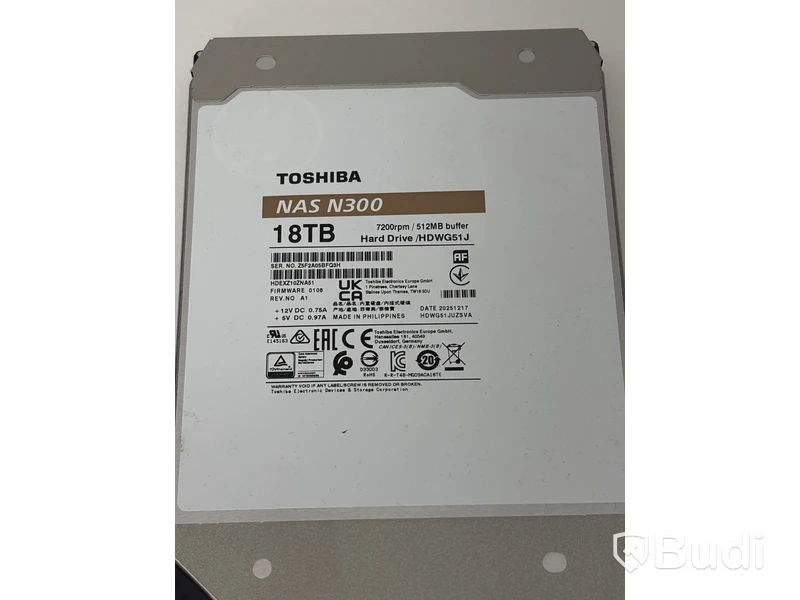 Hårddisk Toshiba, NAS N300 18TB