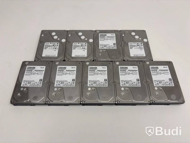 Parti med hårddiskar Toshiba
