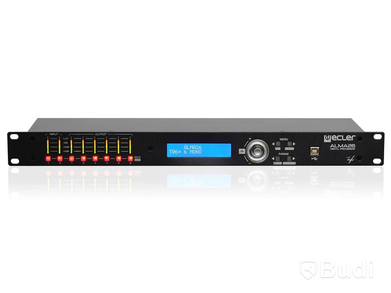 Högtalarprocessor Ecler ALMA26 | 2x6 | digital loudspeaker manager | USB
