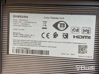 2 st. Datorskärmar Samsung F24T450FQU 24 tum.