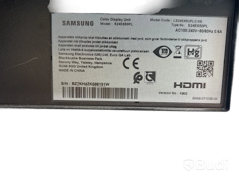 3 st. Datorskärmar Samsung. S24H650.