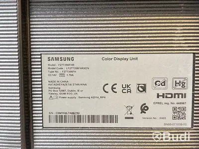 2 st. Datorskärmar Samsung F27T356FHR 27-tum