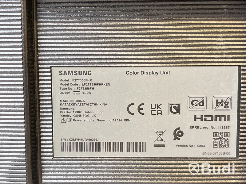 2 st. Datorskärmar Samsung F27T356FHR 27-tum