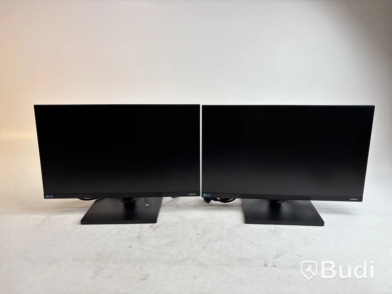2 st. Datorskärmar Samsung F24T450FQ inkl. stativ, 24 tum