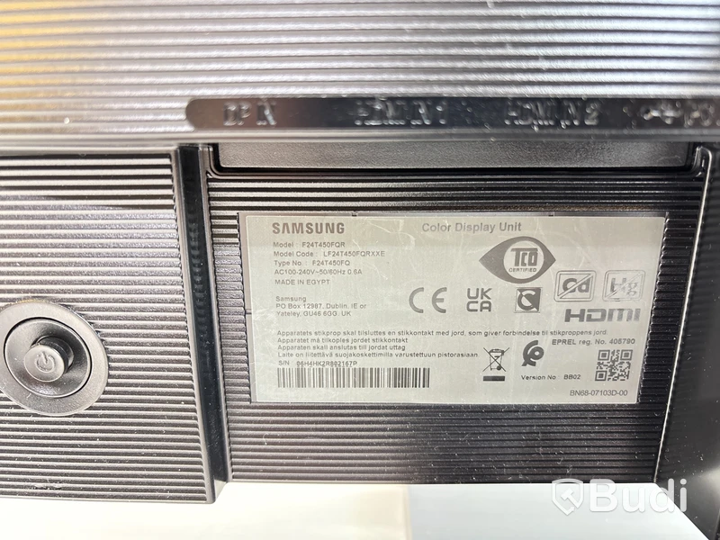 3 st. Datorskärmar Samsung F24T450FQR inkl. stativ, 24 tum