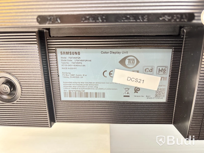 3 st. Datorskärmar Samsung F24T450FQR inkl. stativ, 24 tum