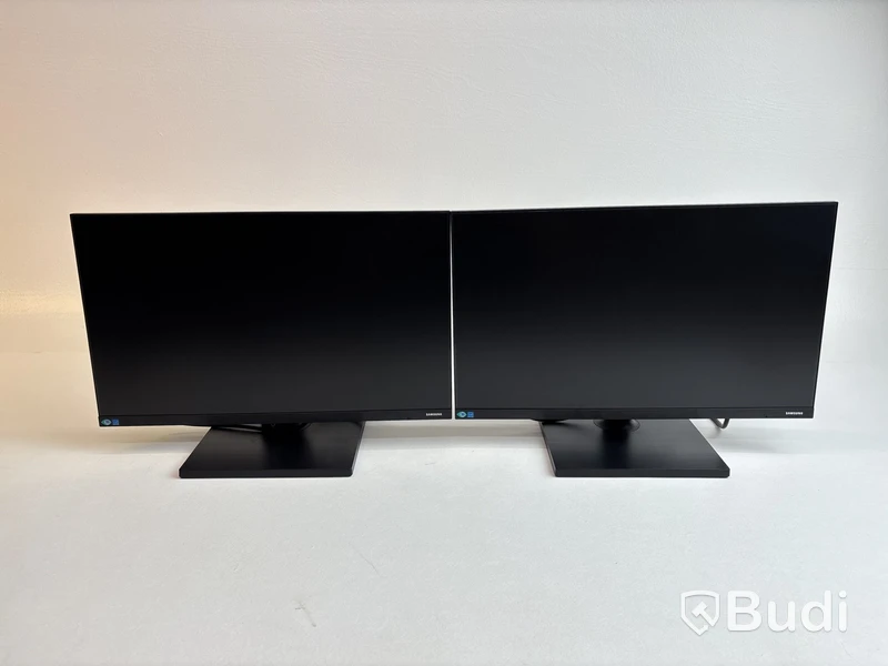 2 st. Datorskärmar Samsung F24T450FQR inkl. stativ, 24 tum