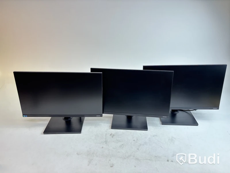 3 st. Datorskärmar Samsung F24T450FQ inkl. stativ, 24 tum