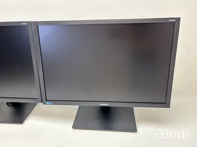 2 st. Datorskärmar Samsung S24H650GDU inkl. stativ