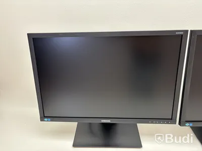 2 st. Datorskärmar Samsung S24H650GDU inkl. stativ