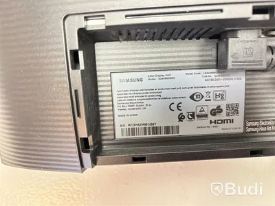 2 st. Datorskärmar Samsung S24H650GDU inkl. stativ