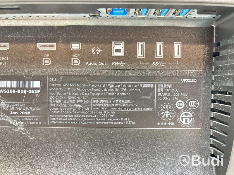 Datorskärm Dell UP3216Q, 32 tum