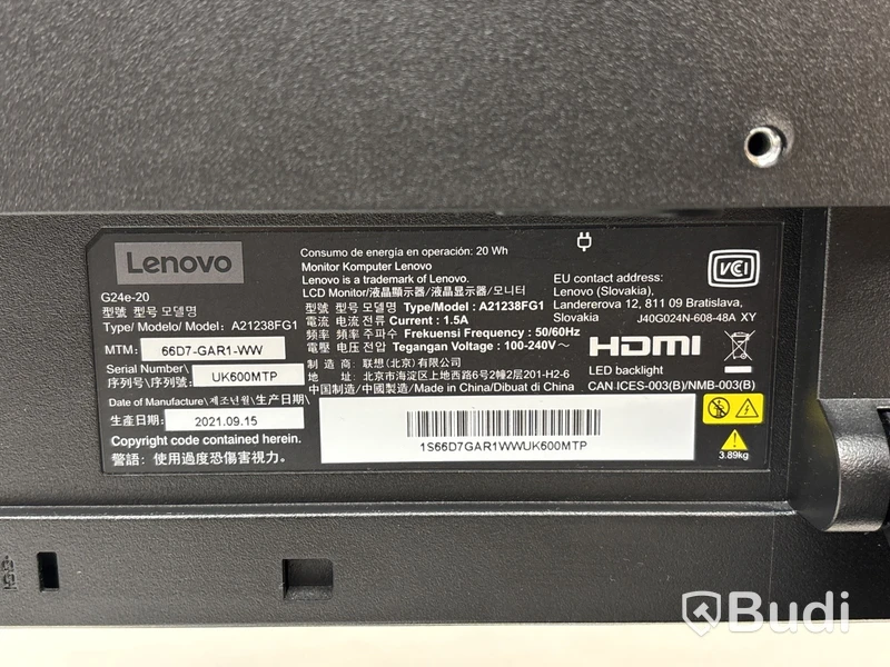 Datorskärm Lenovo G24e-20