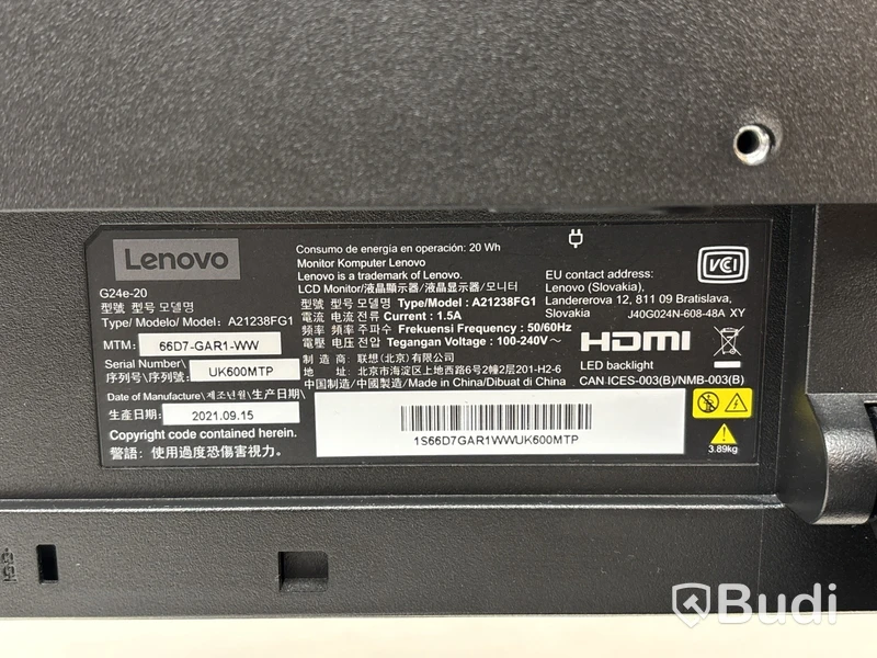 Datorskärm Lenovo G24e-20