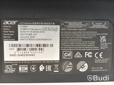 Acer XV282K 28-inch Monitor