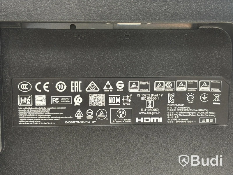 Datorskärm Lenovo D27-20 27-tum