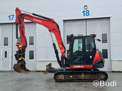 Bandgrävare Kubota KX080-4a -2018
