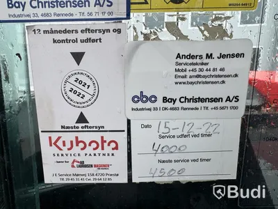 Bandgrävare Kubota KX080-4a -2018