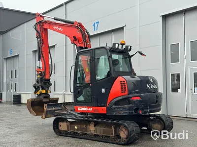 Bandgrävare Kubota KX080-4a -2018
