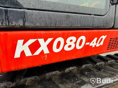 Bandgrävare Kubota KX080-4a -2018