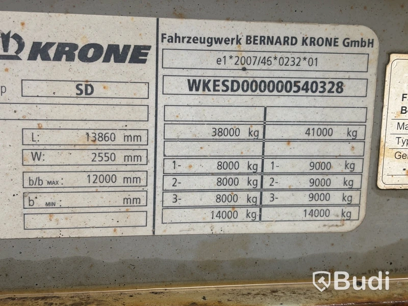 Trailer Krone SD PROFI-LINER -2012